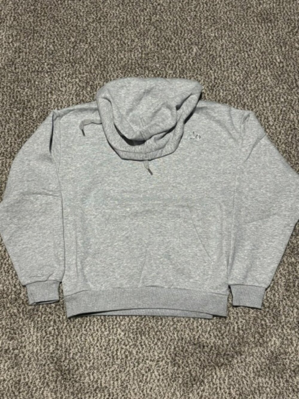 Alo Yoga Gray Accolade Pullover Hoodie Minimalist Logo